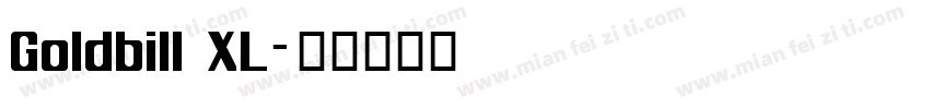 Goldbill XL字体转换